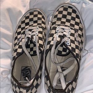 checkered vans